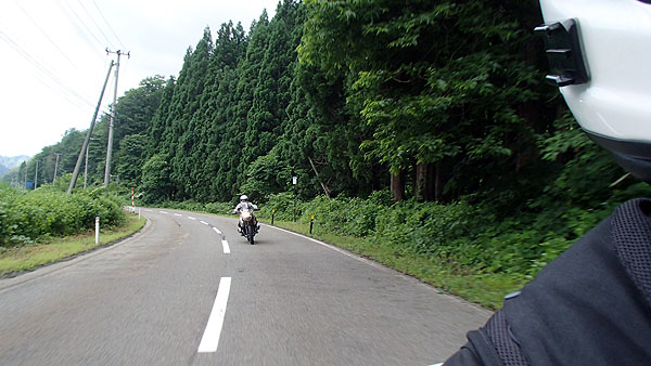 後ろを走るＲＯＹさん